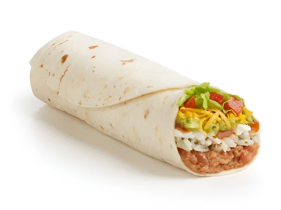 8 Layer Veggie Burrito
