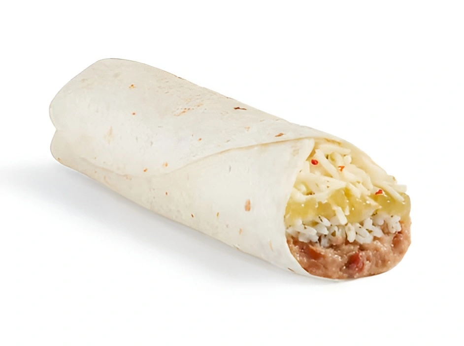 Spicy Jack Bean, Rice, & Cheese Burrito