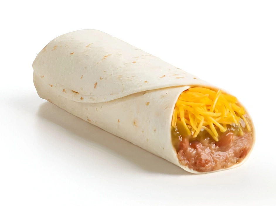 ½ lb Bean & Cheese Green Burrito