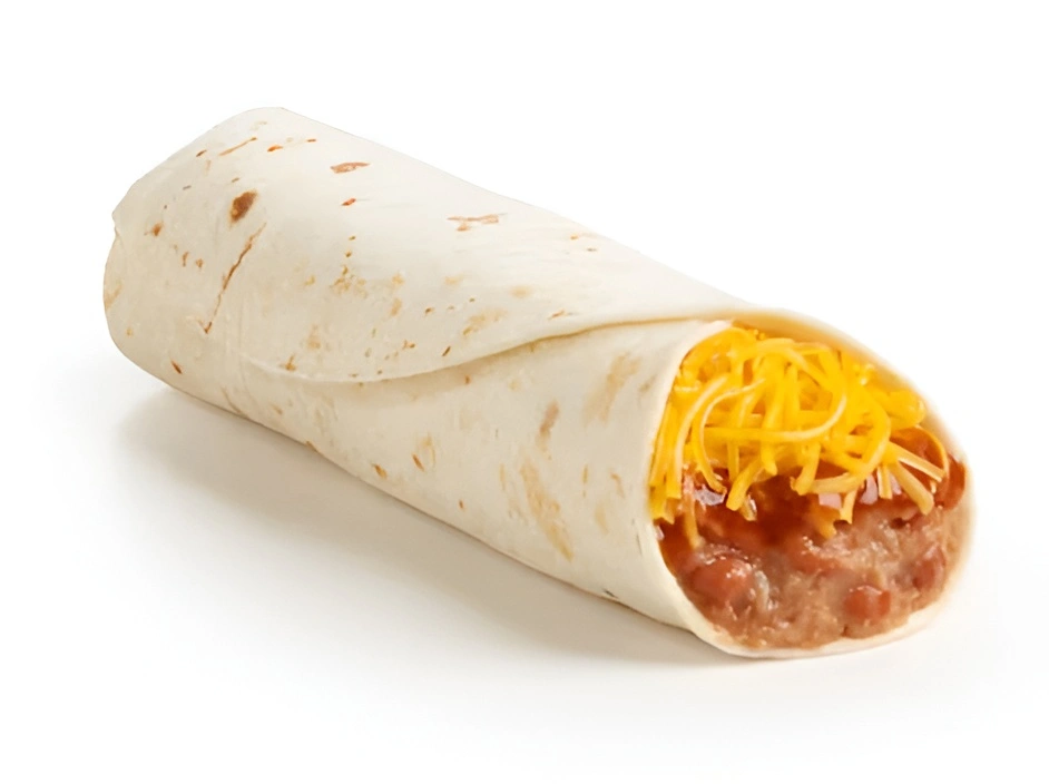 ½ lb Bean & Cheese Red Burrito